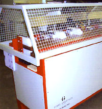 Photo of a coffin beading press